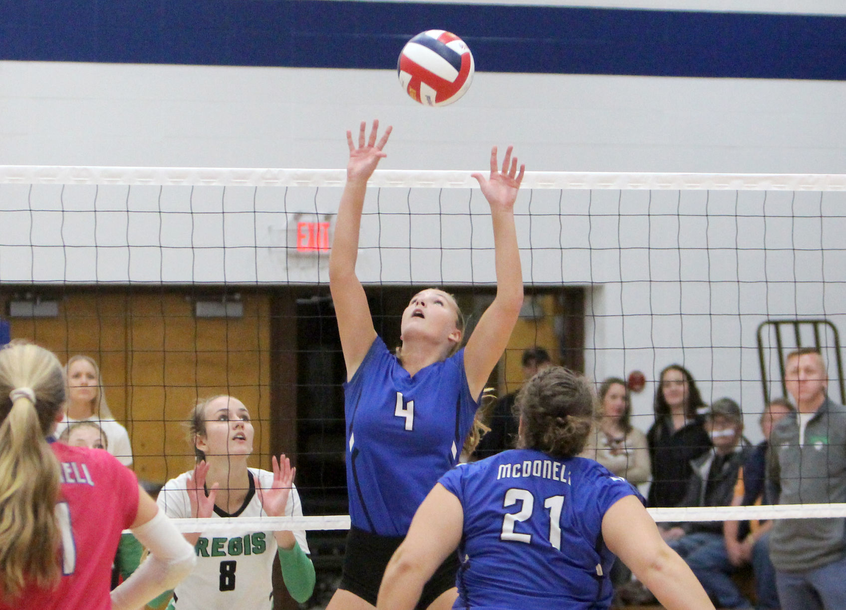 Eau Claire Regis at McDonell volleyball 9-12-19